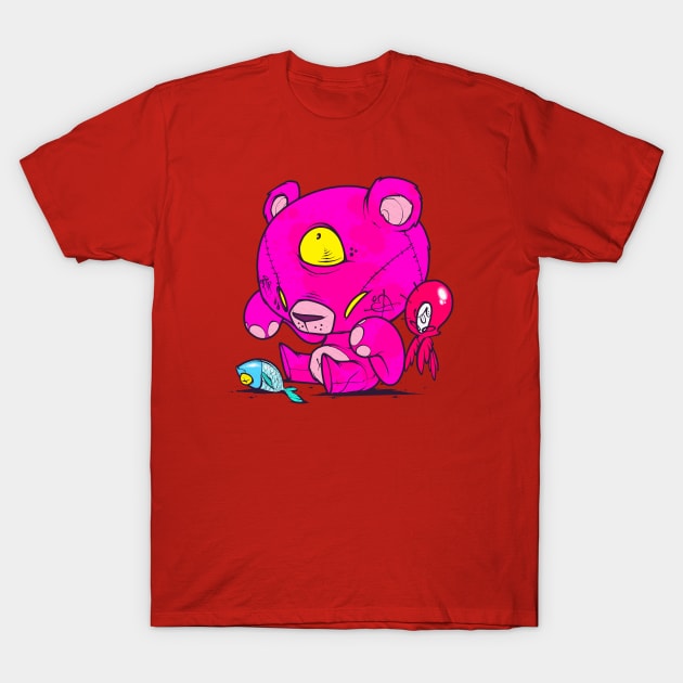 Teddy bear T-Shirt by cereso monky